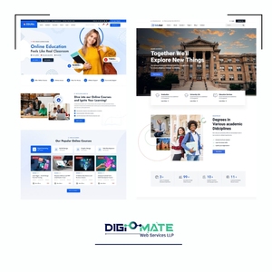 La conception intelligente de sites Web d'entreprise pour les consultants en éducation convertit les visiteurs en clients - Product Image 1