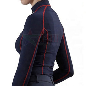 Sudadera de Equitación para Mujer, Elástica, Impermeable, Cortavientos, de Poliéster y Elastano, Ropa Deportiva Profesional para Entrenamiento - Product Image 4