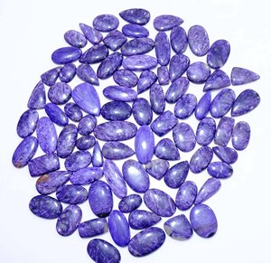 Cuarzo fino de forma mixta de charoita de piedras preciosas sueltas de cabujón Natural superior para la fabricación de joyas - Product Image 6