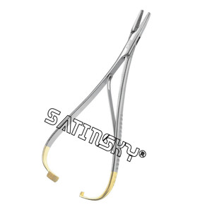 TC Mathieu Needle Holder 14cm <b>Tungsten</b> Carbide Surgical Mart Stainless Steel Instruments Manufactured with AISI 420 - Product Image 1