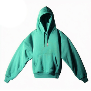 เสื้อมีฮู้ดผ้าคอตตอนออร์แกนิคโอเวอร์ไซส์ดีไซน์ฮิปฮอปทรงหลวมผ้าหนาออกแบบได้ตามต้องการ - Product Image 5