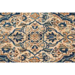 Alfombra, 10.6x13.9 pies, Alfombra Vintage, Alfombra Azul con Diseño Floral de Lana - Product Image 5