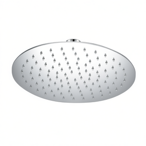 Soffione Doccia Moderno Design Italiano in Acciaio Diametro 20cm Koricini - Product Image 2