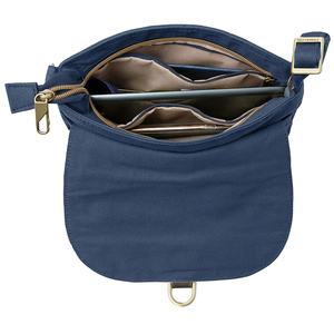 Sac à bandoulière pour femme en cuir marron, minimaliste et tendance, avec fermeture éclair étanche, idéal pour toutes les saisons et l'usage quotidien - Product Image 3