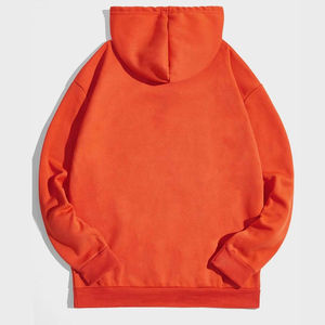 Venta al por mayor 100% algodón orgánico hombres pulóver con capucha logotipo personalizado bordado Vintage peso pesado en blanco para el invierno - Product Image 4