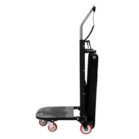 Chariot d'escalade électrique pliable et portable pour escaliers, capacité 250 kg - 400 kg, robuste, à quatre roues, avec batterie