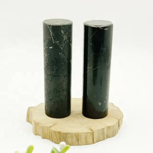 Cylindres d'harmoniseur de shungite de haute qualité Shungite pour la méditation réduire EMF et cristal de guérison de shungite de rayonnement - Product Image 2