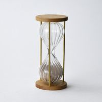 Sablier décoratif en métal, idéal pour la maison, le bureau, les tables, les salles d'étude et la décoration intérieure unique