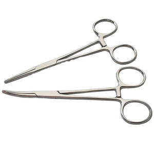 Recién llegado, fórceps hemostáticos para mosquitos de acero inoxidable, instrumentos quirúrgicos curvos, herramientas de cirugía de base Manual - Product Image 3