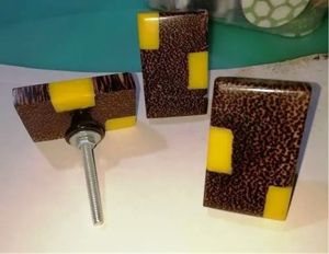 Poignées de porte à encastrer 45 mm en marbre antique, pierre hautement polie, couleur, forme et taille personnalisées, décoration intérieure, fabriqué en Inde - Product Image 5