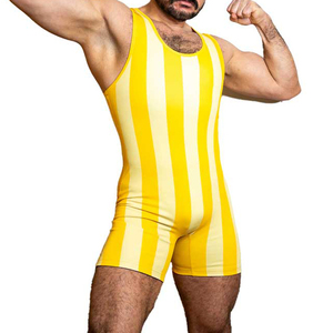 Sublimación completa Imprimir Gimnasio Hombres Singlet Wrestling Singlet Running Uniform Running Singlet - Product Image 5