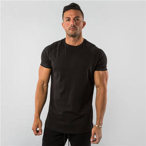 Camiseta Deportiva de Algodón 100% Personalizada con Logotipo Privado para Gimnasio, Ropa Deportiva Transpirable de Punto Liso para Hombre - Product Image 4