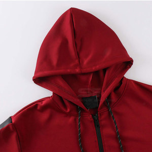 Gran oferta, chándal de algodón 100% transpirable personalizado para hombre, ropa de moda informal con cuello con capucha, patrón sólido de talla grande para invierno - Product Image 6