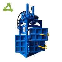 Presse à balles verticale hydraulique industrielle pour le recyclage, machine à emballer les déchets textiles, presse à vêtements