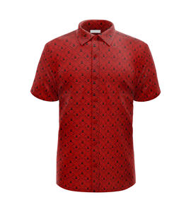 Chemise boutonnée en polyester léger pour homme Chemise de voyage anti-rides Tenue décontractée fabriquée au Vietnam - Product Image 4