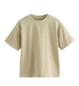 T-shirt uni à manches courtes pour homme en coton léger et écologique Tissu en bambou 100% coton - Product Image 1