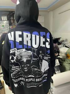 Camiseta Unisex Personalizada, Transpirable, de Tela de 300 g/m², Talla Grande, 100% Algodón, Secado Rápido, Estilo Urbano, Estampado, Muestra de Vietnam - Product Image 3