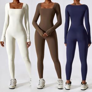 Mono Deportivo de Yoga sin Mangas de Diseño Personalizado, Traje de Gimnasia y Danza, Ropa Deportiva Premium Transpirable de Spandex/Nailon - Product Image 1