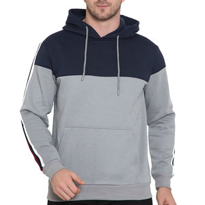 Sweat à capuche décontracté pour homme en molleton 100 % coton, style basique, capuche réglable, respirant, séchage rapide, doux, durable, logo personnalisable - Product Image 1