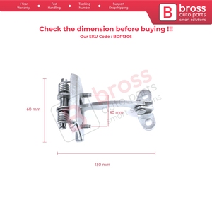 BDP1306 Rear Door <b>Hinge</b> Stop Check <b>Strap</b> Limiter for Xsara N0 N1 N2 1997-2006 9181C0 - Product Image 5