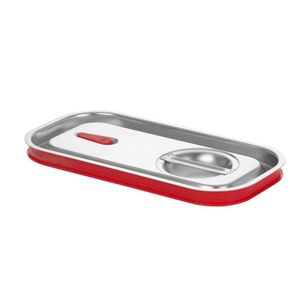 HENDI <b>Kitchen</b> Line GN 1/3 325x176mm Food <b>Storage</b> <b>Container</b> with Silicone Rim Lid - Product Image 1