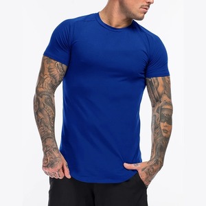 Offre Spéciale 100% coton hommes T-Shirt de gymnastique de haute qualité 300 Gsm col épais lourd surdimensionné broderie personnalisée impression High Street - Product Image 4