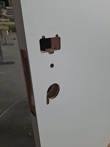 Puerta de Entrada Moderna Aprobada por <span class=keywords><strong>Warnock</strong></span> Hersey International, Resistente al Fuego de 20 a 90 Minutos, Fabricada en MDF con Acabado Pintado - Product Image 4