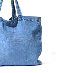Large Jeans Tote <b>Bag</b> Classic Casual Design Shoulder Carry <b>Bag</b> For <b>Work</b> Shopping And Everyday Personal Items - Product Image 4