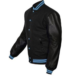 Veste universitaire en molleton personnalisé de haute qualité pour hommes Denim décontracté avec fermeture à glissière pour l'hiver Fabriqué au Pakistan - Product Image 6