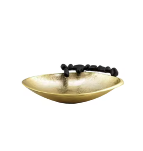 Tazón de Chocolate de Metal puro grande de la mejor calidad, Material sin óxido con acabado dorado de lujo para decoración de restaurante y servir frutos secos - Product Image 3