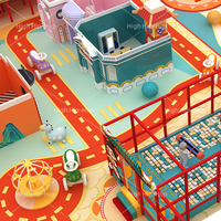 Équipement de terrain de jeu intérieur commercial, structure de jeu souple personnalisée, multifonctionnelle, pour l'exercice, parc d'attractions pour enfants, école, famille