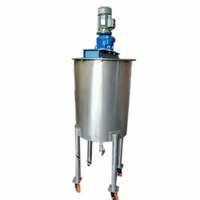 Marmite de cuisson industrielle automatique gaz/électrique en acier inoxydable 316L avec agitateur, capacités de broyage, boîte de vitesses triphasée