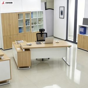 Escritorio Ejecutivo Moderno en Forma de L para Oficina, Marca JIUSHUN, Venta al por Mayor para Directores y Jefes - Product Image 4