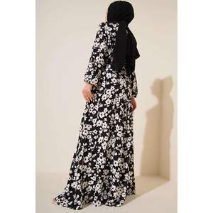 ชุดเดรสลายอุโมงค์ชาติพันธุ์สีดำ - Product Image 4