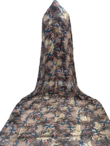 Conjunto Faransawi de 3 Piezas Dirac con Gogra y Garbasar, Tela de Chifón Jacquard, Accesorios Ecológicos para Exteriores para Niñas - Product Image 3