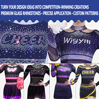 Uniformes de Porristas Personalizados con Bloques de Color, Manga Larga, para Competencia All Star, Fabricación OEM, MOQ Bajo, Diseño Libre, Sin CPSIA, Entrega en 7 Días