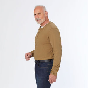 T-shirts à manches longues personnalisés de haute qualité et confortables, respirants, de qualité supérieure, col en O, vente en gros de t-shirts à manches longues - Product Image 3