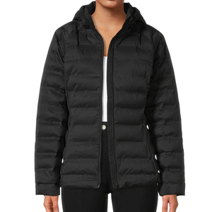 Nouveauté Veste matelassée pour femmes, tissu confortable, vêtements de sport légers avec fermeture éclair, prix avec doublure en spandex - Product Image 5