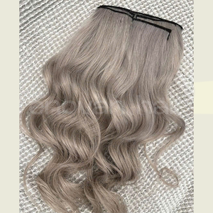 Virgin CLIP IN Extensiones de cabello vietnamita Real Human Russian Processing Slavic Technique Suministro de textura recta brillante - Product Image 3