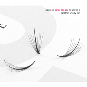 Bandeja mixta Cat-eye Look 18mm Wispy Long Lashes Cruelty-free Wispy Faux Lashes Mink Lashes al por mayor con cajas personalizadas C CC D DD - Product Image 5