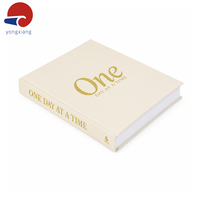 Carnet à couverture rigide en tissu A4 OEM, estampillé à chaud blanc, avec papier vierge premium 120 g/m²