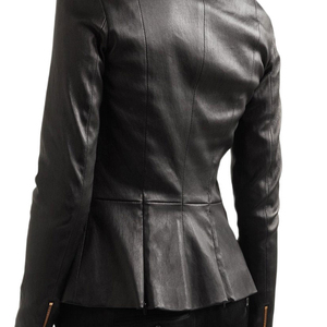 Hot Selling Street Style Women's Genuine Leather <b>Jacket</b> Durable Customized Design with Zipper Winter Women's <b>Jackets</b> In 2026 - Product Image 4