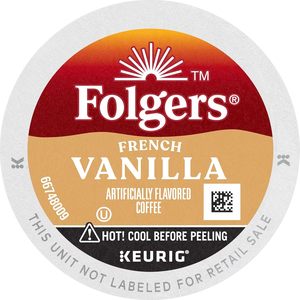 Café aromatisé à la vanille française Folgers, 72 dosettes Keurig K-Cup - Product Image 4