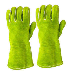 Guantes de soldadura de 16 pulgadas, resistentes al calor, anticortes, construcción Industrial, grano, cuero de vaca dividido, guantes de seguridad para soldadores - Product Image 6