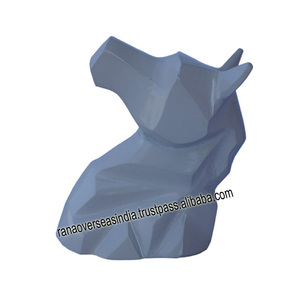 Cabeza de caballo de Metal de aluminio para colgar en la pared cabeza de Animal decoración de pared para entrada de oficina Bar y restaurante - Product Image 5