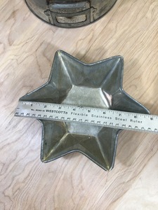 แม่พิมพ์พุดดิ้งหรือพิมพ์เค้กโบราณ วินเทจ รูปดาวหกแฉกสำหรับคริสต์มาส - Product Image 6