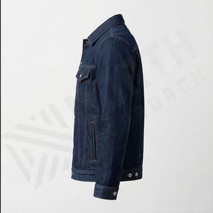 Veste en jean pour femme à manches longues sur mesure, couleur personnalisée, hiver, teinture unie, brute, respirante, épaisse, élégante, veste de mode - Product Image 3