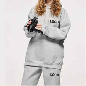 Personalizable mujer cremallera en blanco desgastado ácido lavado chándal mujer chándales recortado Sudadera con capucha y corto conjunto de las mujeres - Product Image 2