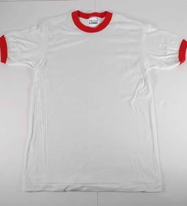 Camiseta para hombre de manga corta con timbre, camisetas de algodón con cuello redondo, camiseta sólida, camiseta ligera con logotipo personalizado - Product Image 2