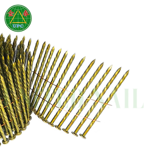 Fabrication de palettes à prix compétitif Vietnam 4500 pièces clous en bobine d'acier 3 pouces lisse/anneau/tige en spirale avec tête à carreaux - Product Image 3